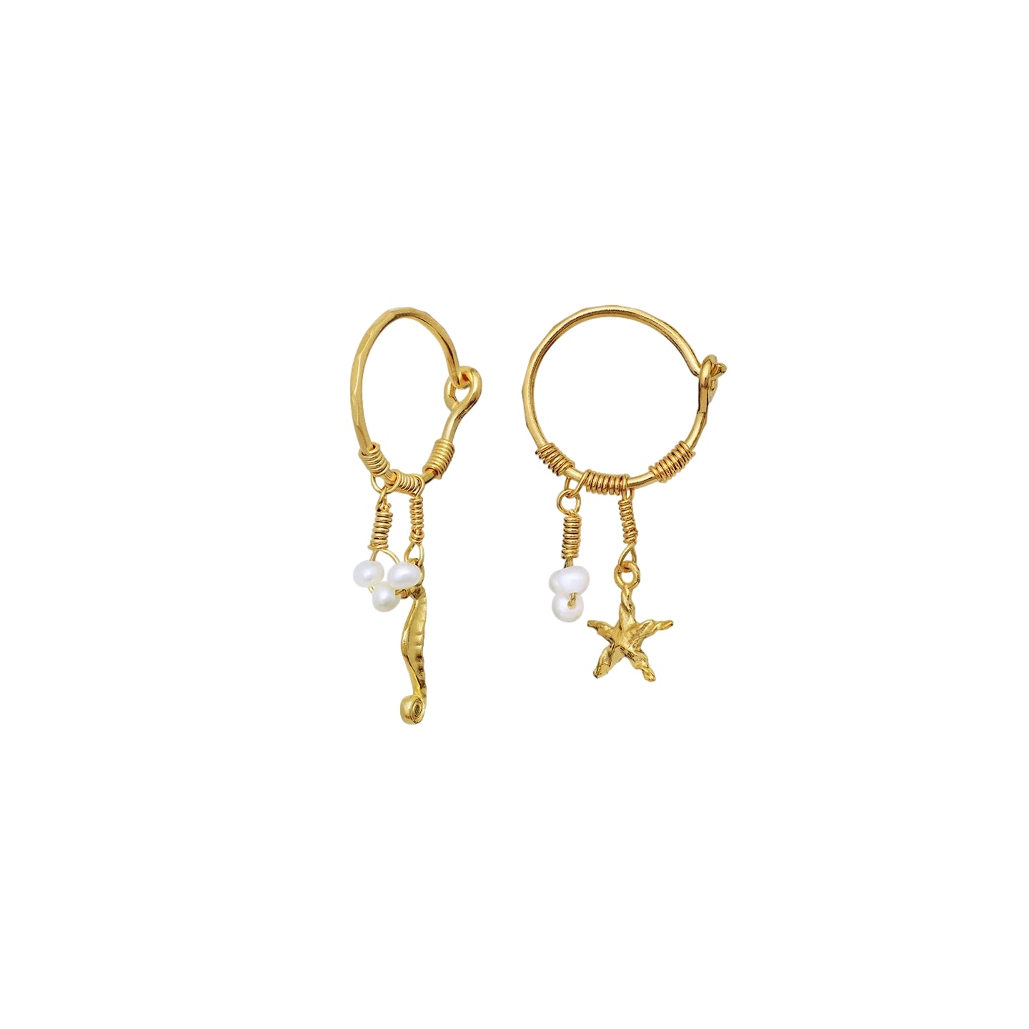 Maanesten Momi Earrings Øredobber Gull - modostore.no