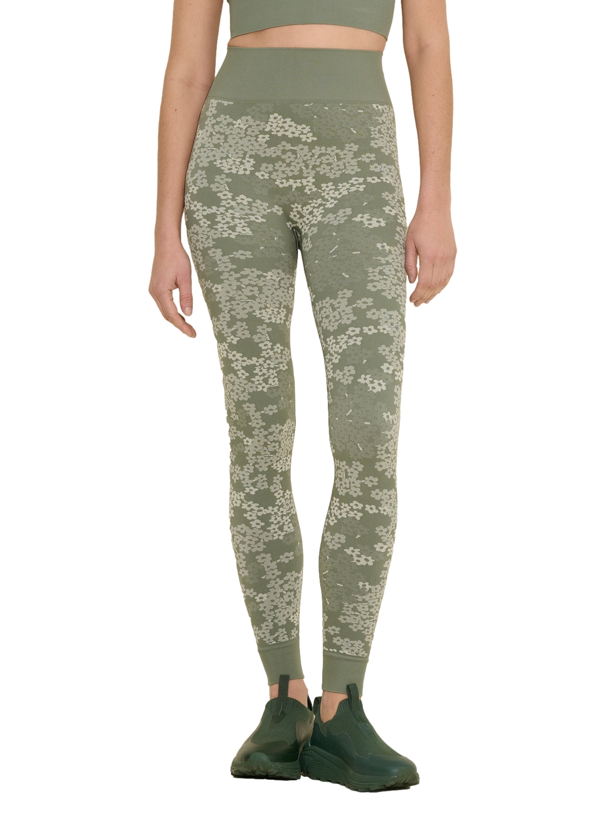 Holzweiler Seamless jacquard tights Tights Grønn