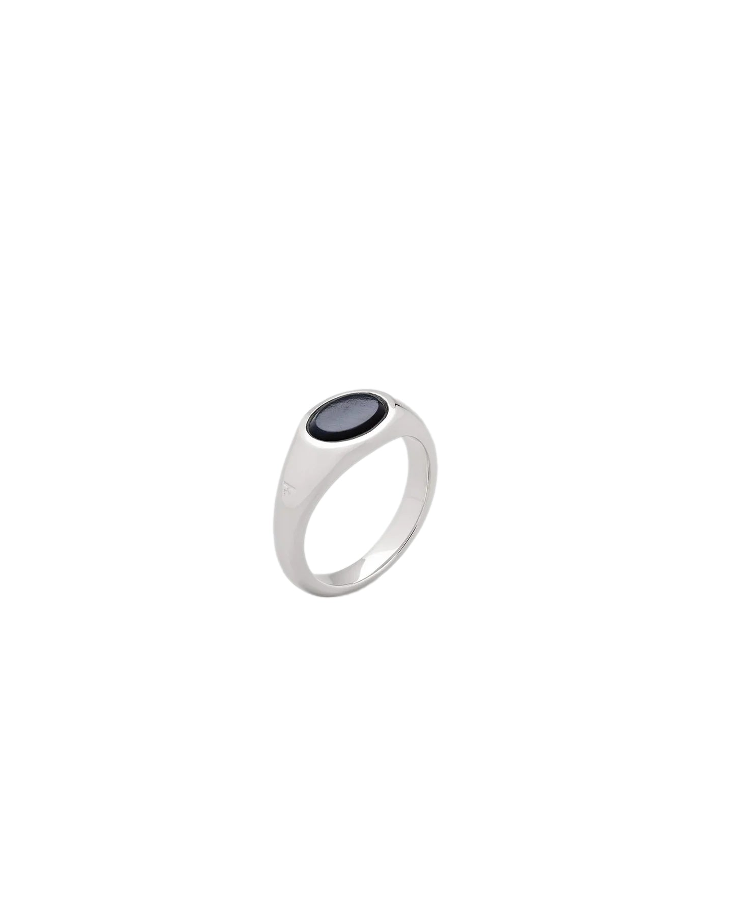 Tom Wood Joe Ring Blue Hawk Eye Ring Sølv