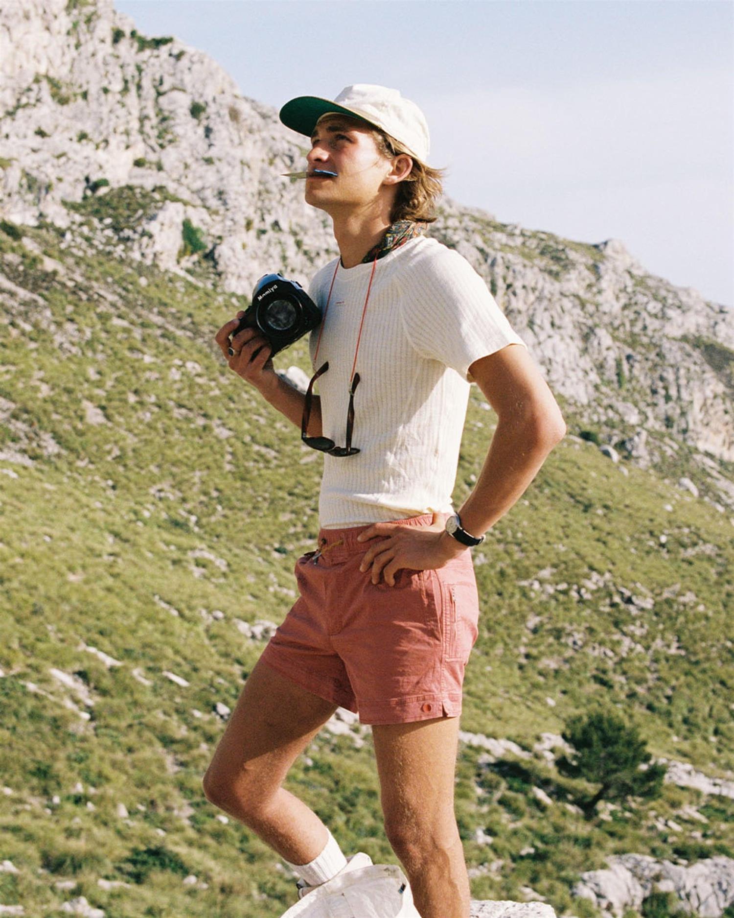 Amundsen Hero's Hide Tee Mens Ullundertøy Off-White