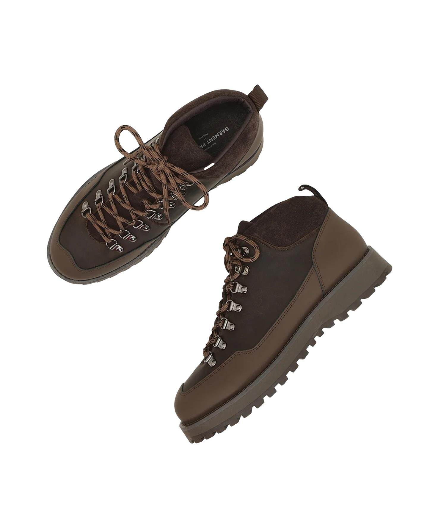 Garment Project Dune Mid - Brown Crazy Horse Leather Sko Brun