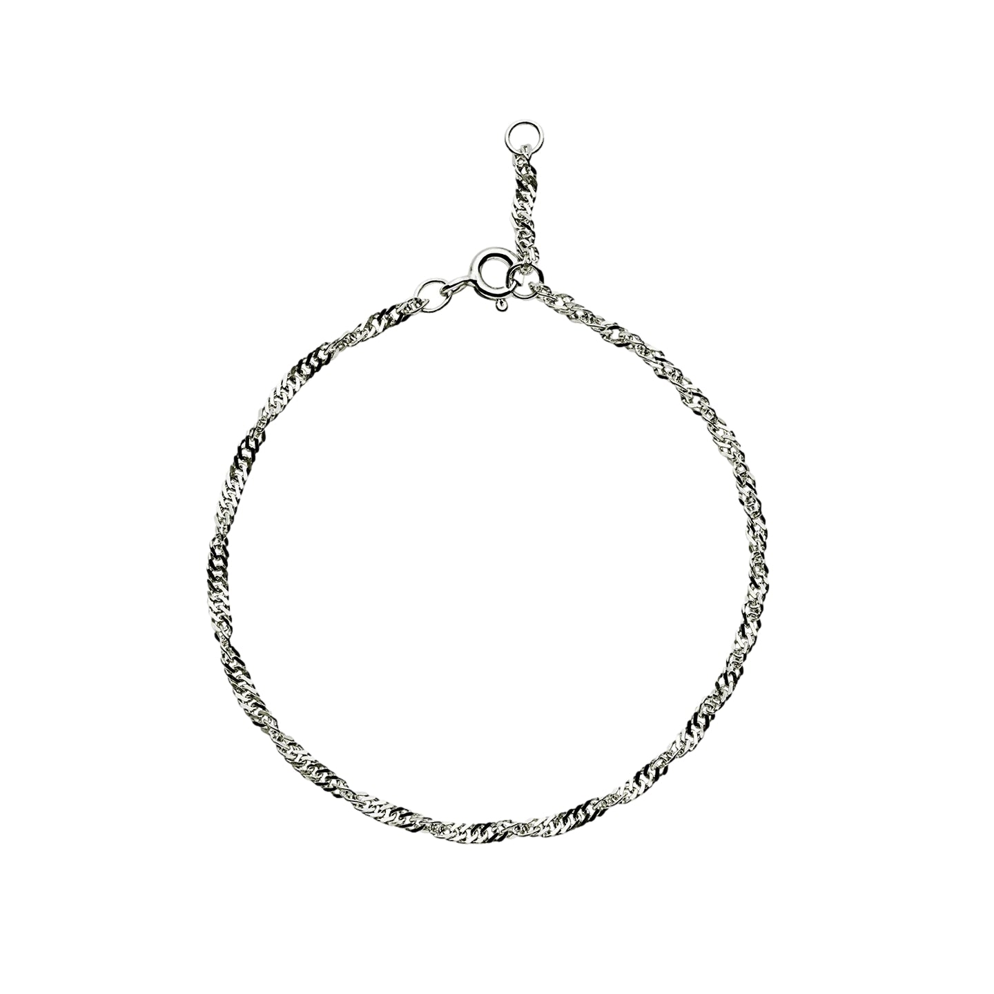 Sølv Maanesten Sigrid armbånd med delikat design og fine detaljer, vist på bildet.
