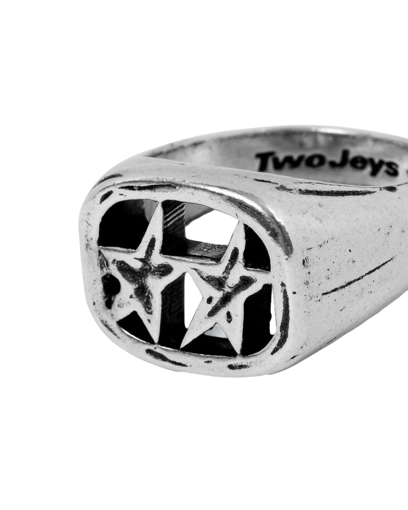 TwoJeys Framed Ring Ring Sølv - modostore.no