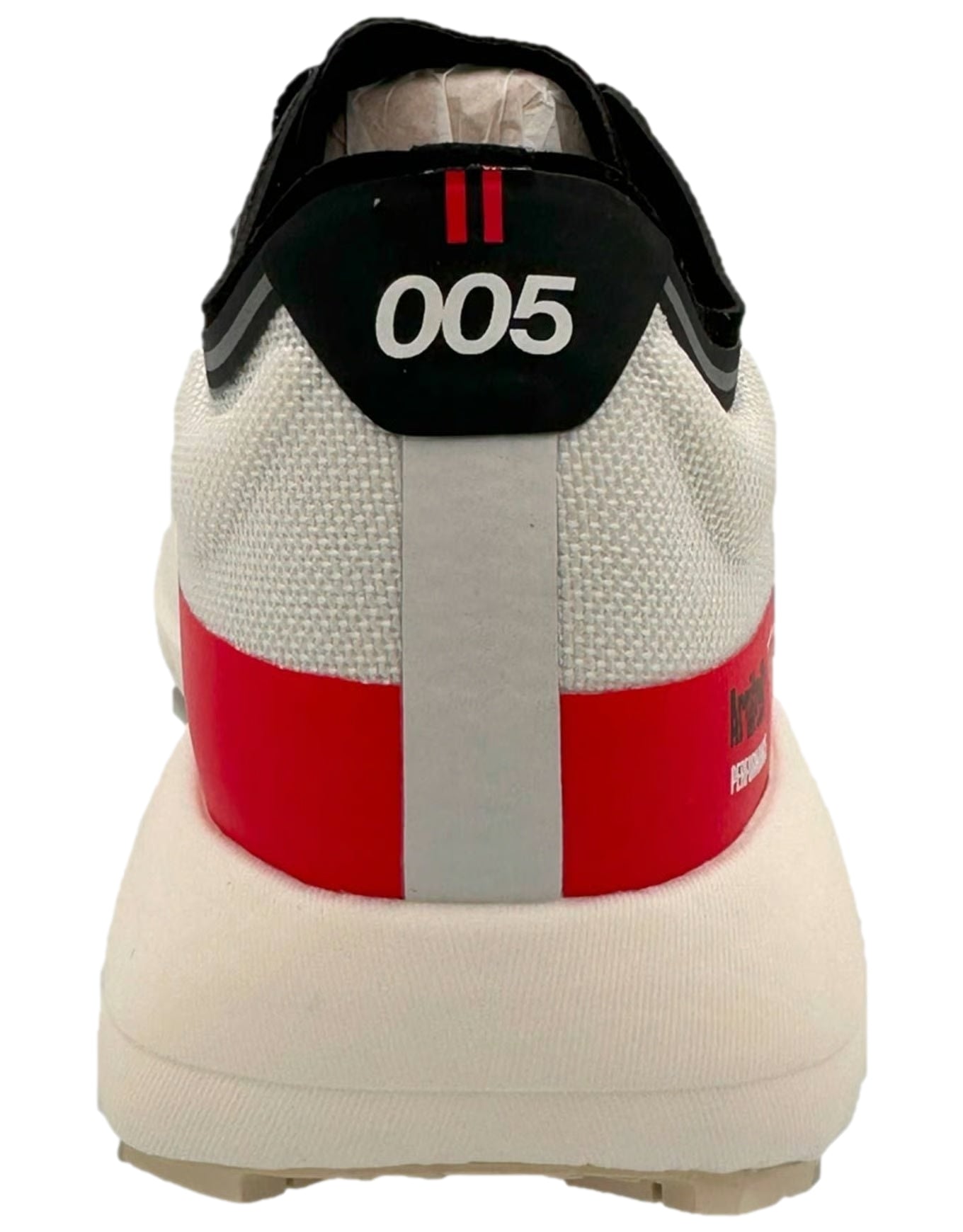 Norda Norda 005 Laser Sko Hvit Og Rød - modostore.no