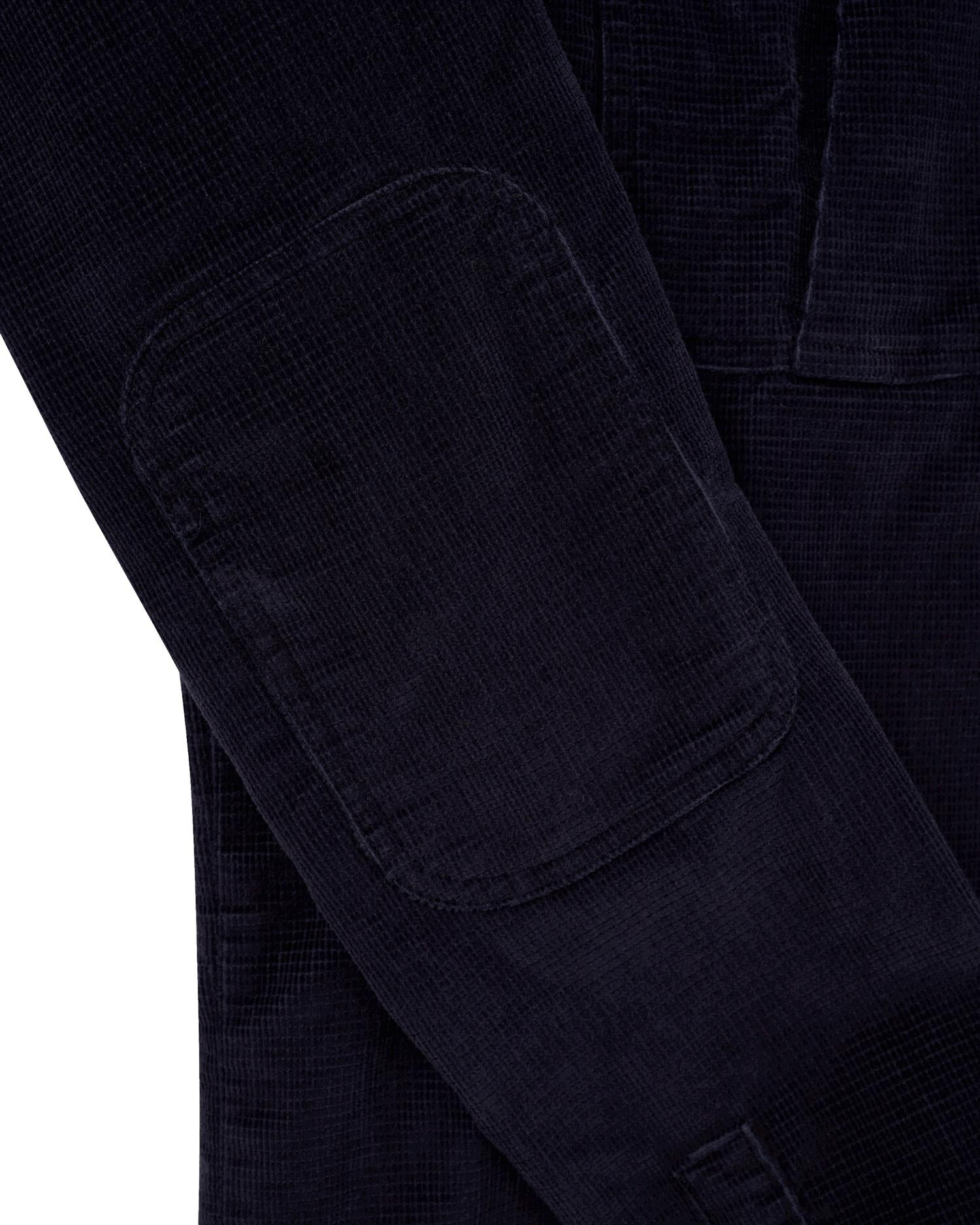 Amundsen Ranger Velvet Half-Zip Shirt Mens Skjorte Navy