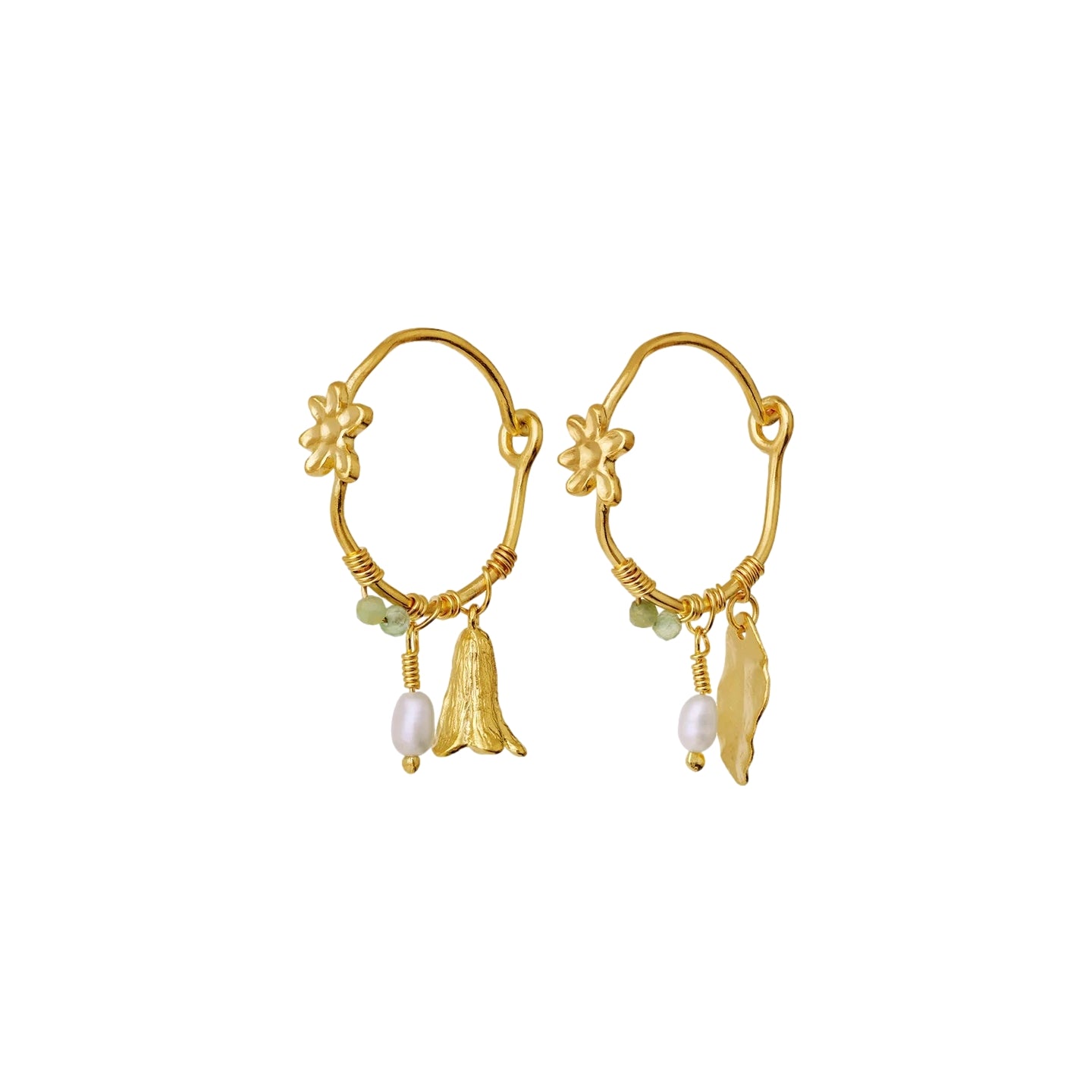 Maanesten Honey Earrings Øredobber Gull - modostore.no