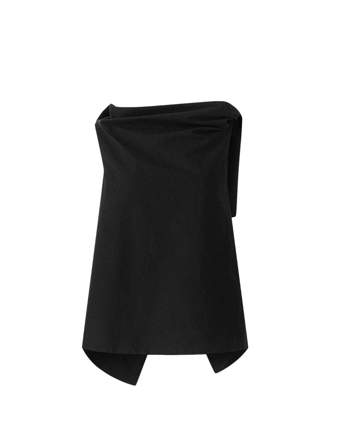 Viktoria Chan Tully open bak top Skjorte Sort - modostore.no