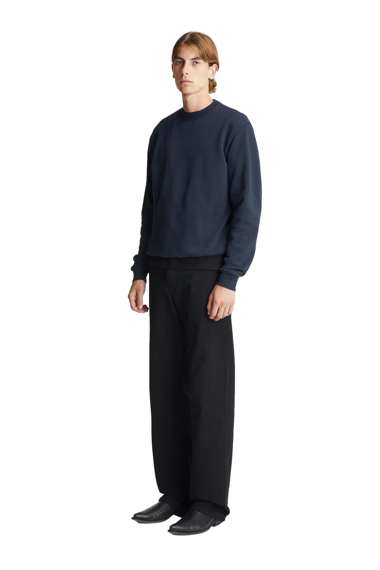 Livid Palmer Navy Genser Navy - modostore.no