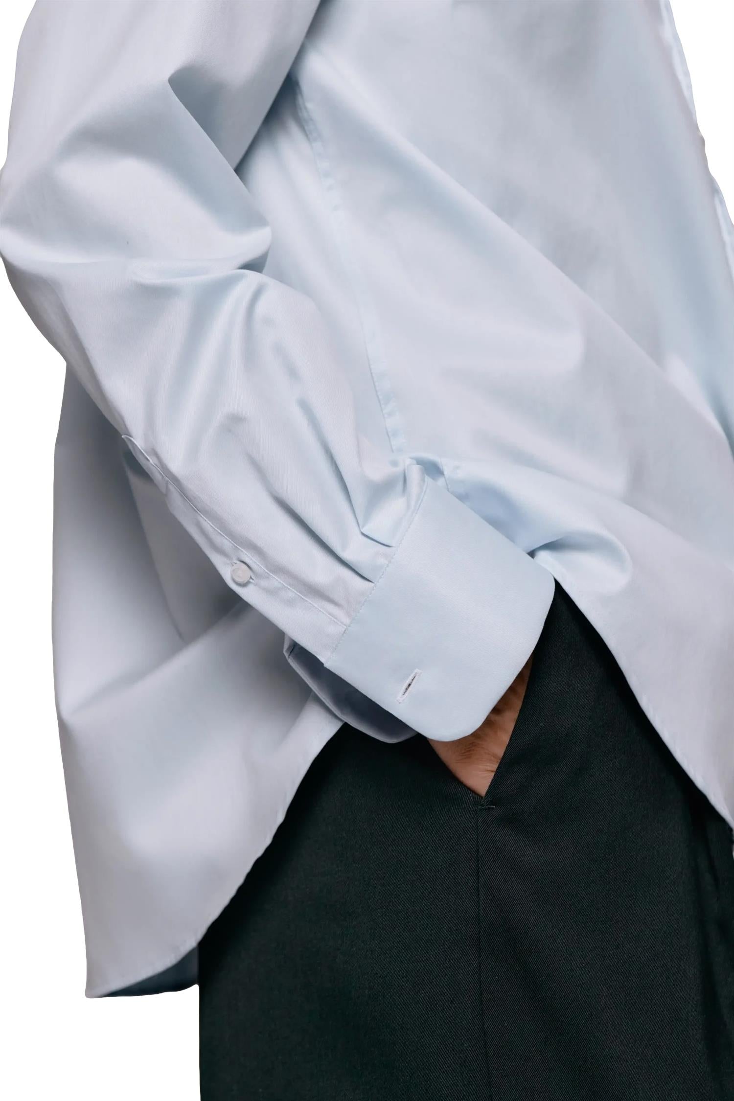 Julie Josephine Sofie Shirt Skjorte Lyseblå - modostore.no