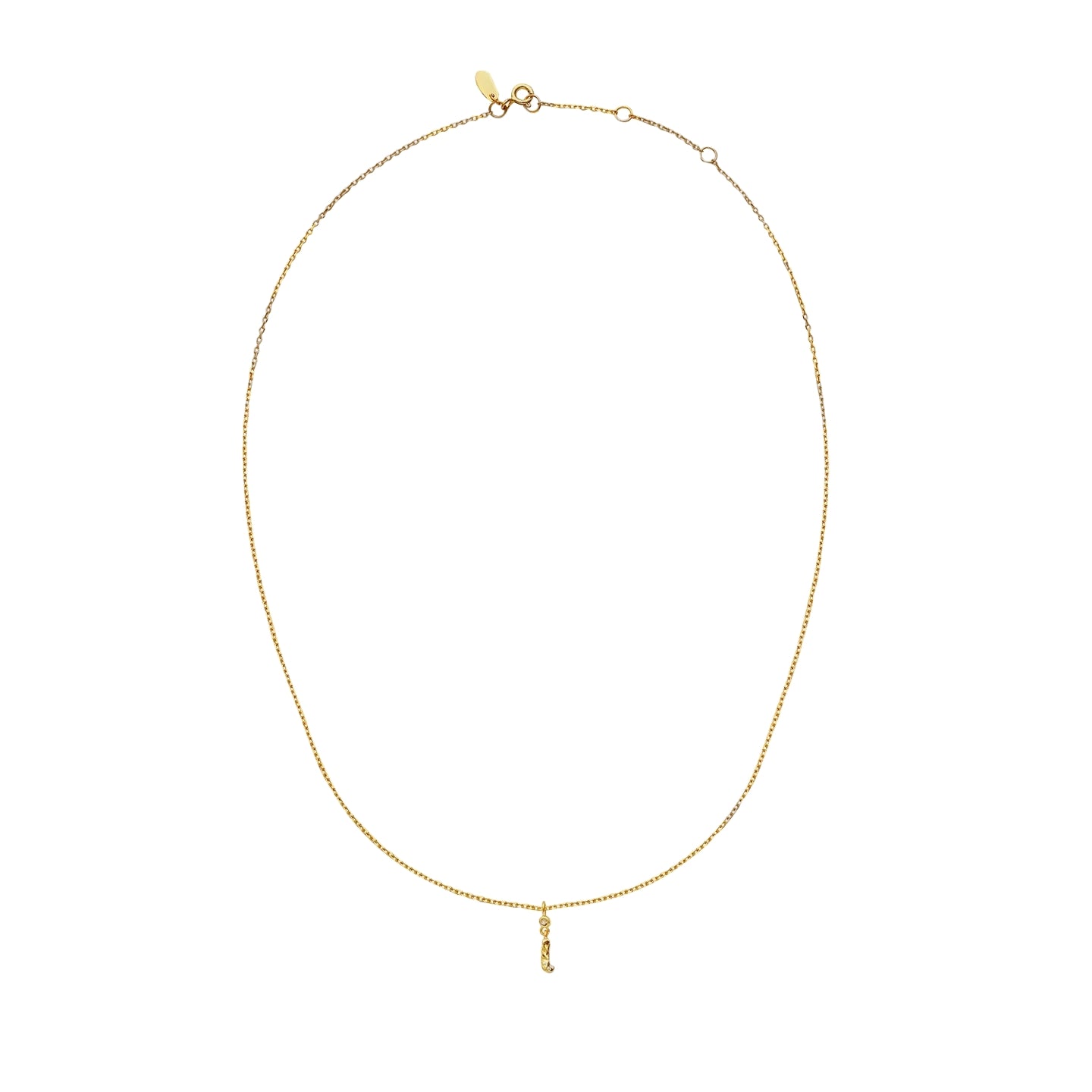 Maanesten I Alphabet Smykke Gull - modostore.no