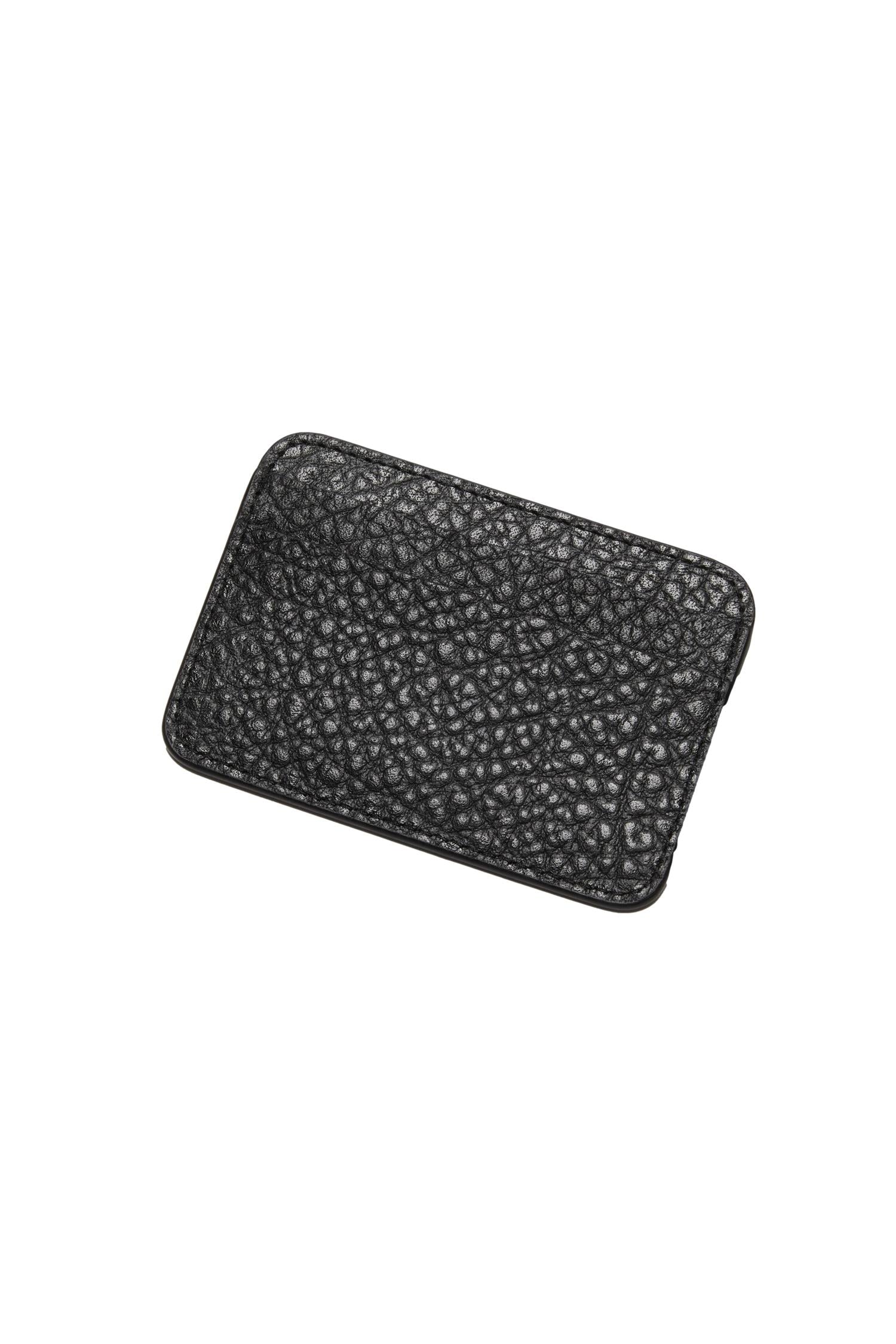 Acne Leather Card Holder Lommebok Sort - modostore.no
