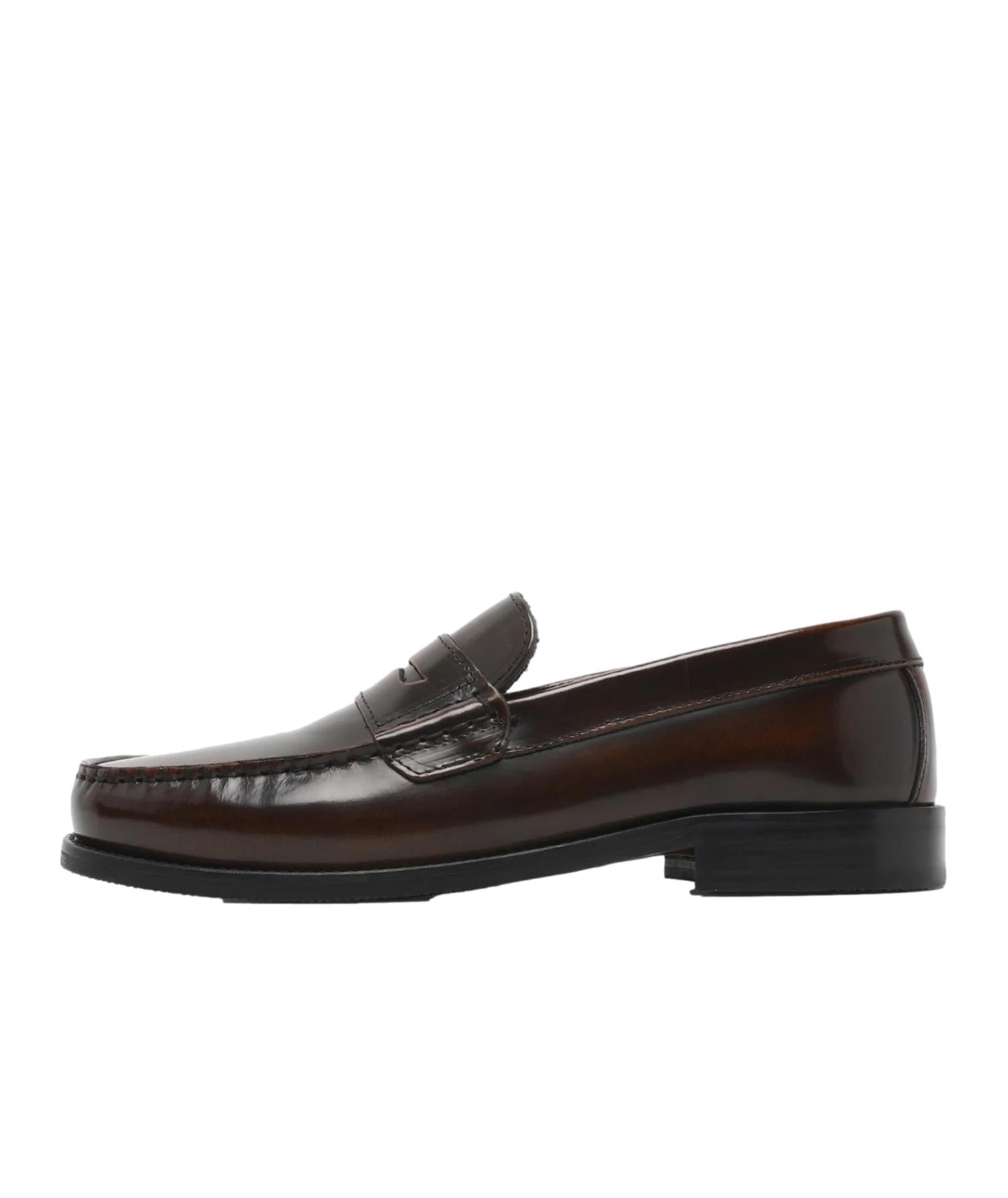 Garment Project Miles Penny Loafer - Brown Polido Sko Mørkebrun
