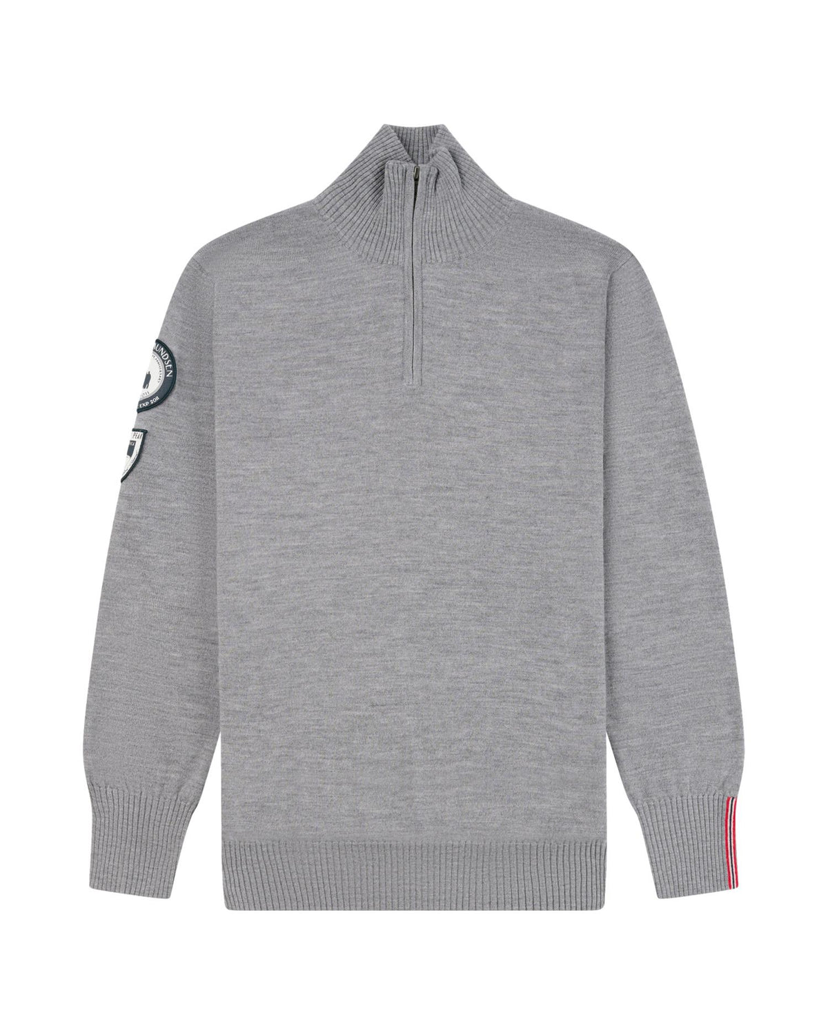 Amundsen Peak Half Zip Mens Genser Lysegrå