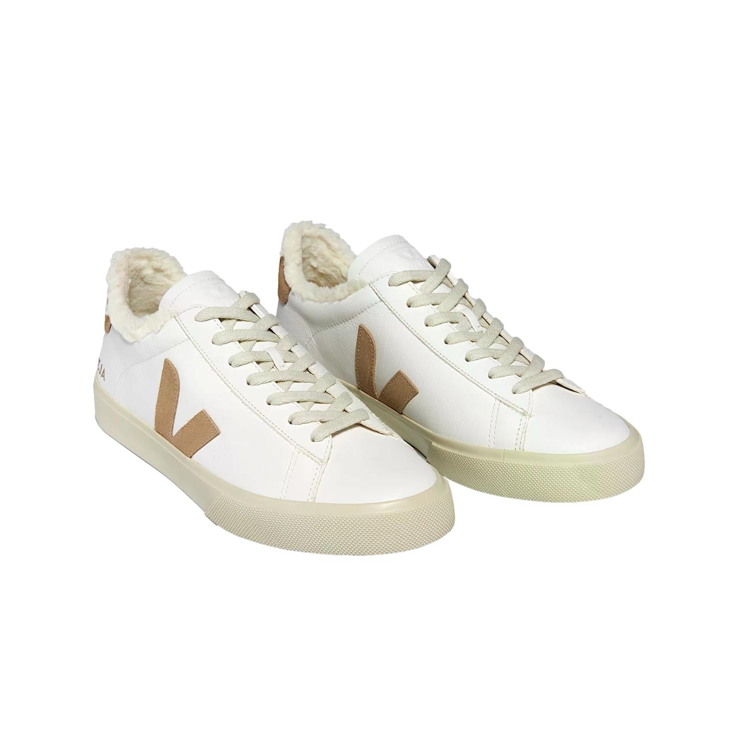 Veja Campo Winter Extra White Desert Sko Hvit Og Brun - modostore.no