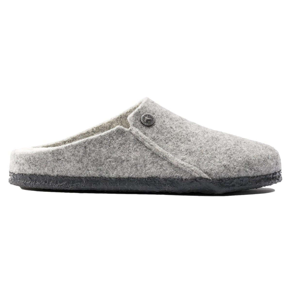 Birkenstock Zermatt Rivet Wool Felt Narrow Sko Lysegrå