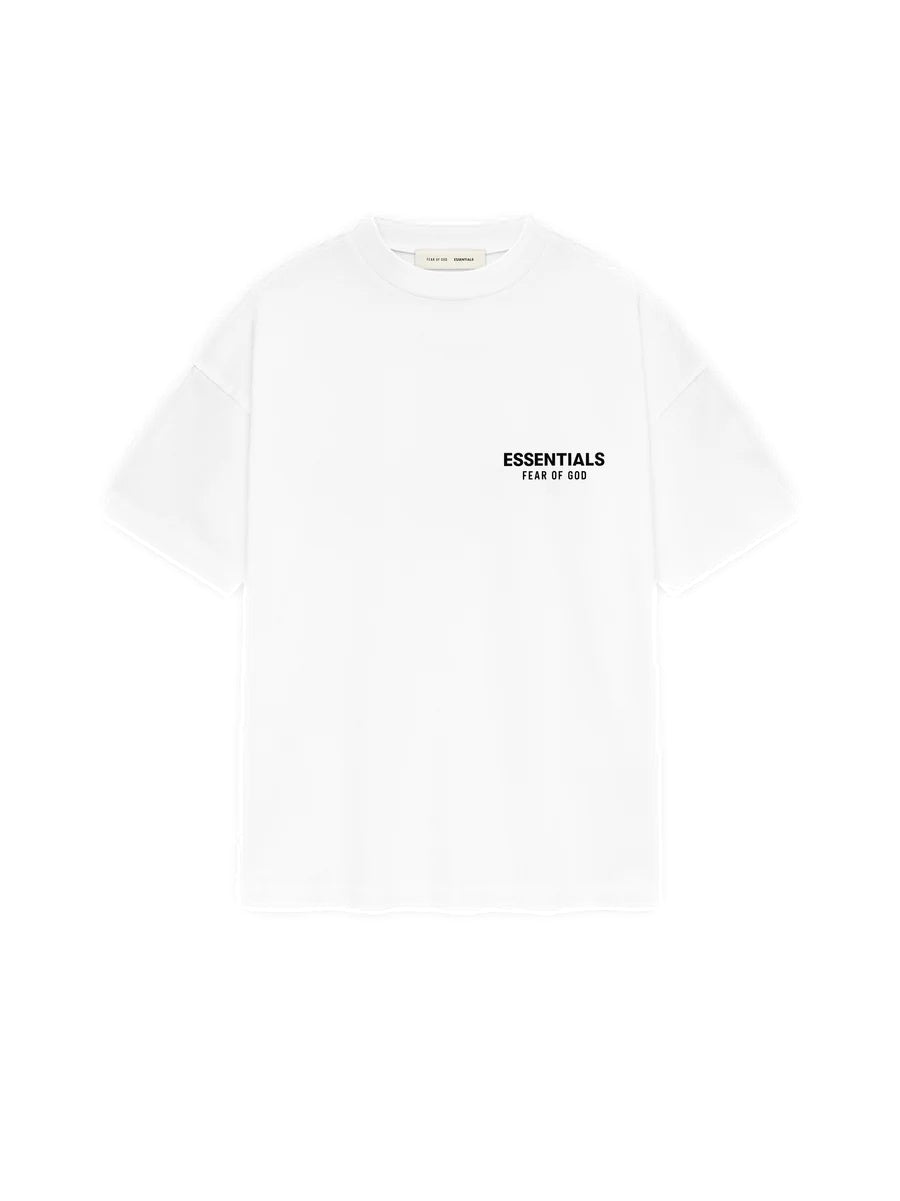 Fear of God Essentials Classic Short Sleeve Tee T-shirt Hvit - modostore.no