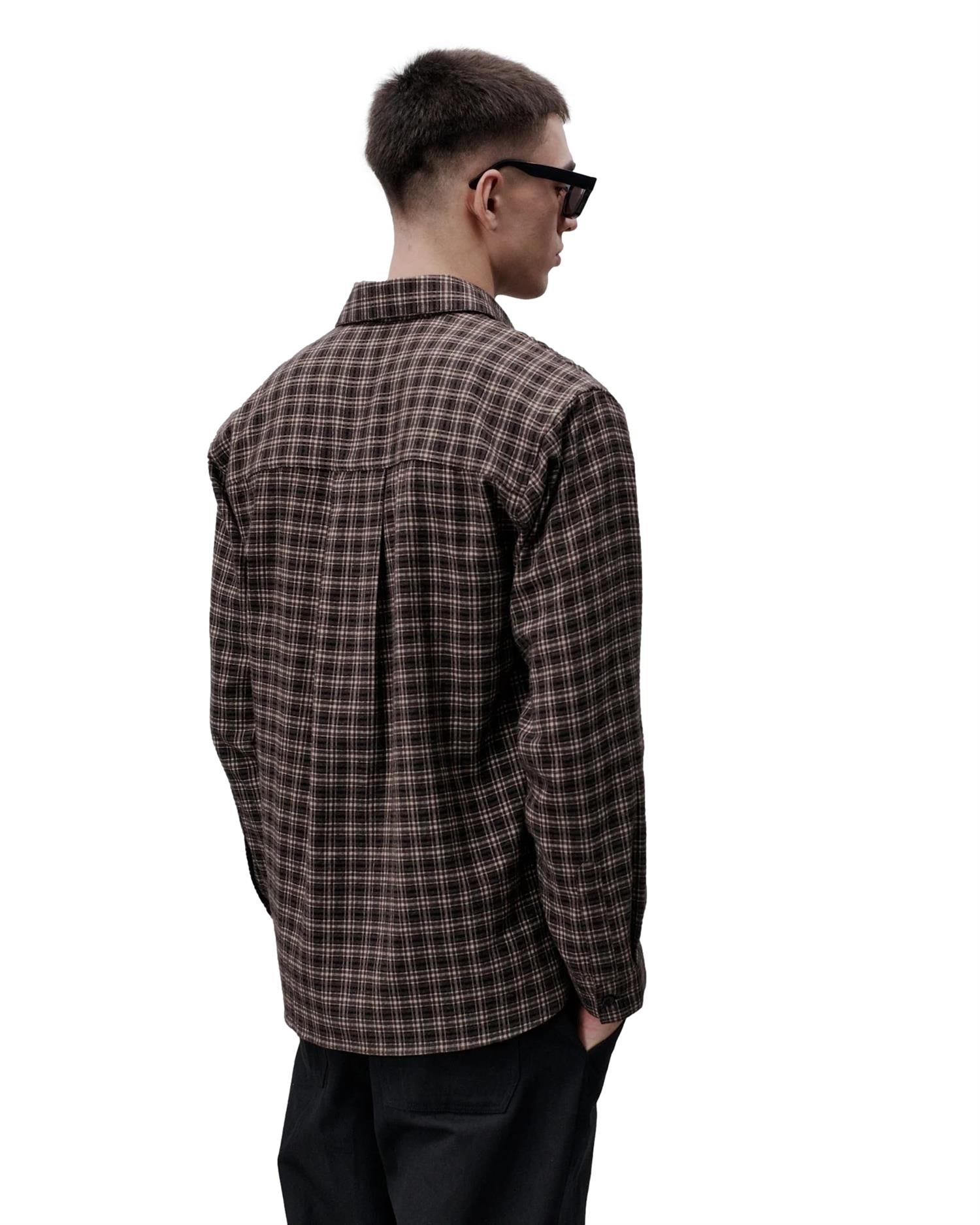 Libertine Libertine Record Shirt Skjorte Brun Mønster