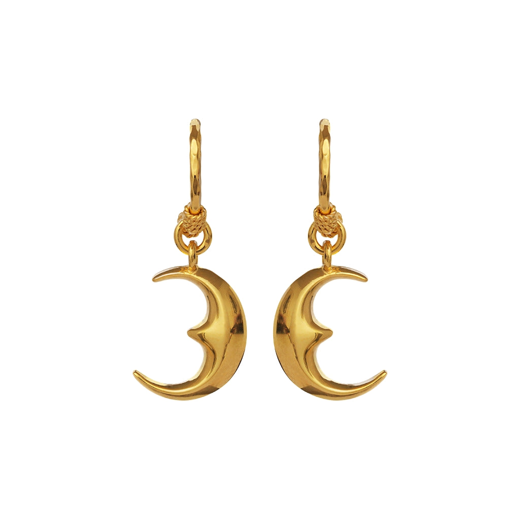 Maanesten Moonie Earring Øredobber Gull - modostore.no