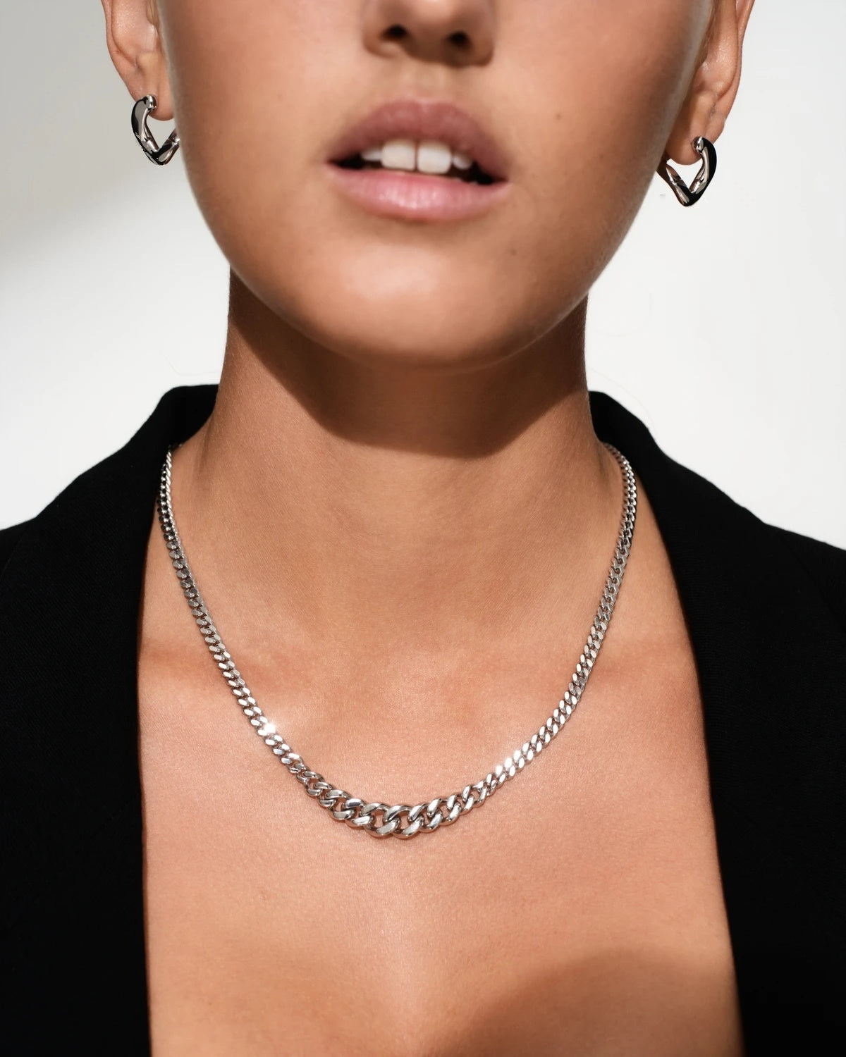 Tom Wood Dean Hoops Øredobber Sølv - modostore.no