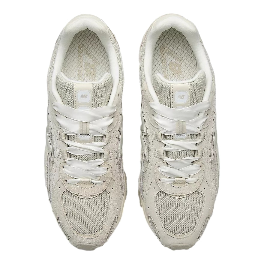 New Balance 204L L2SZ Sea Salt sko i beige med mønster, komfortable sneakers for daglig bruk