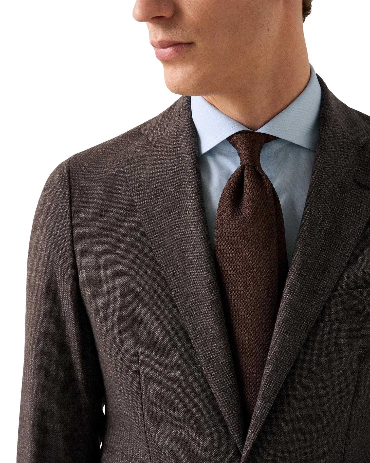 Eton Light Blue Four-Way Stretch Shirt Skjorte Lyseblå - modostore.no