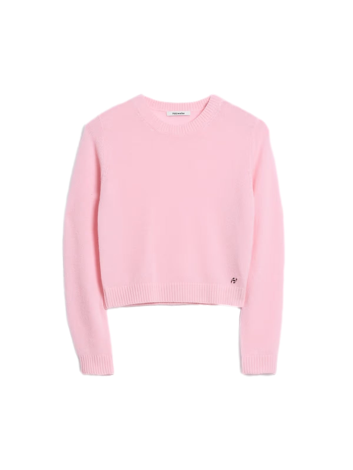 Holzweiler W. Cashmere Crew Crewneck Rosa - modostore.no