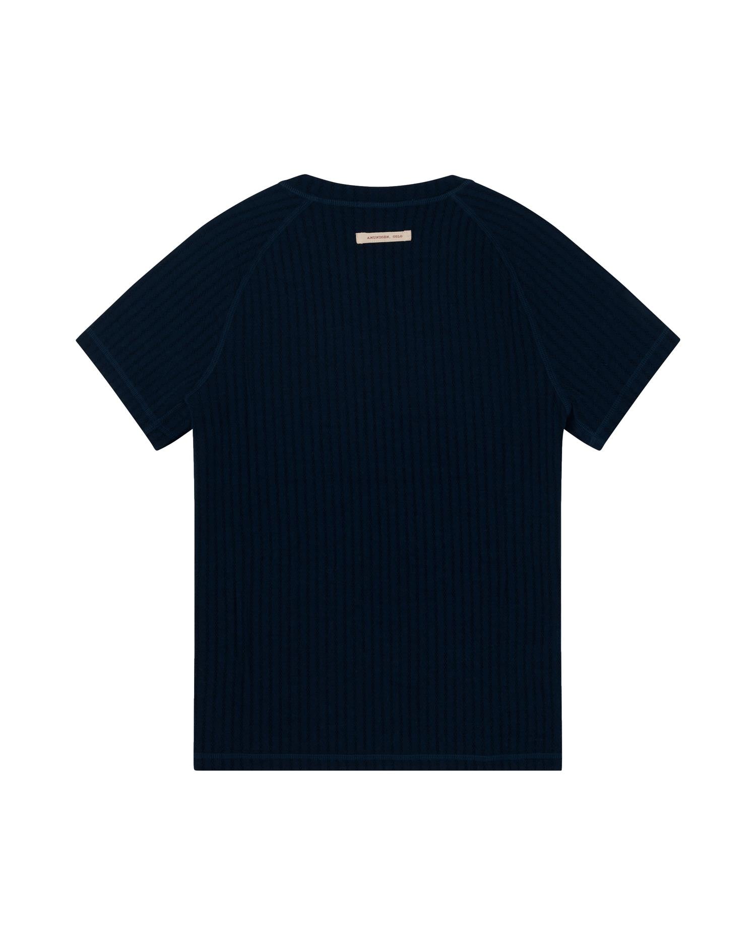 Amundsen Hero's Hide Tee Womens Ullundertøy Navy