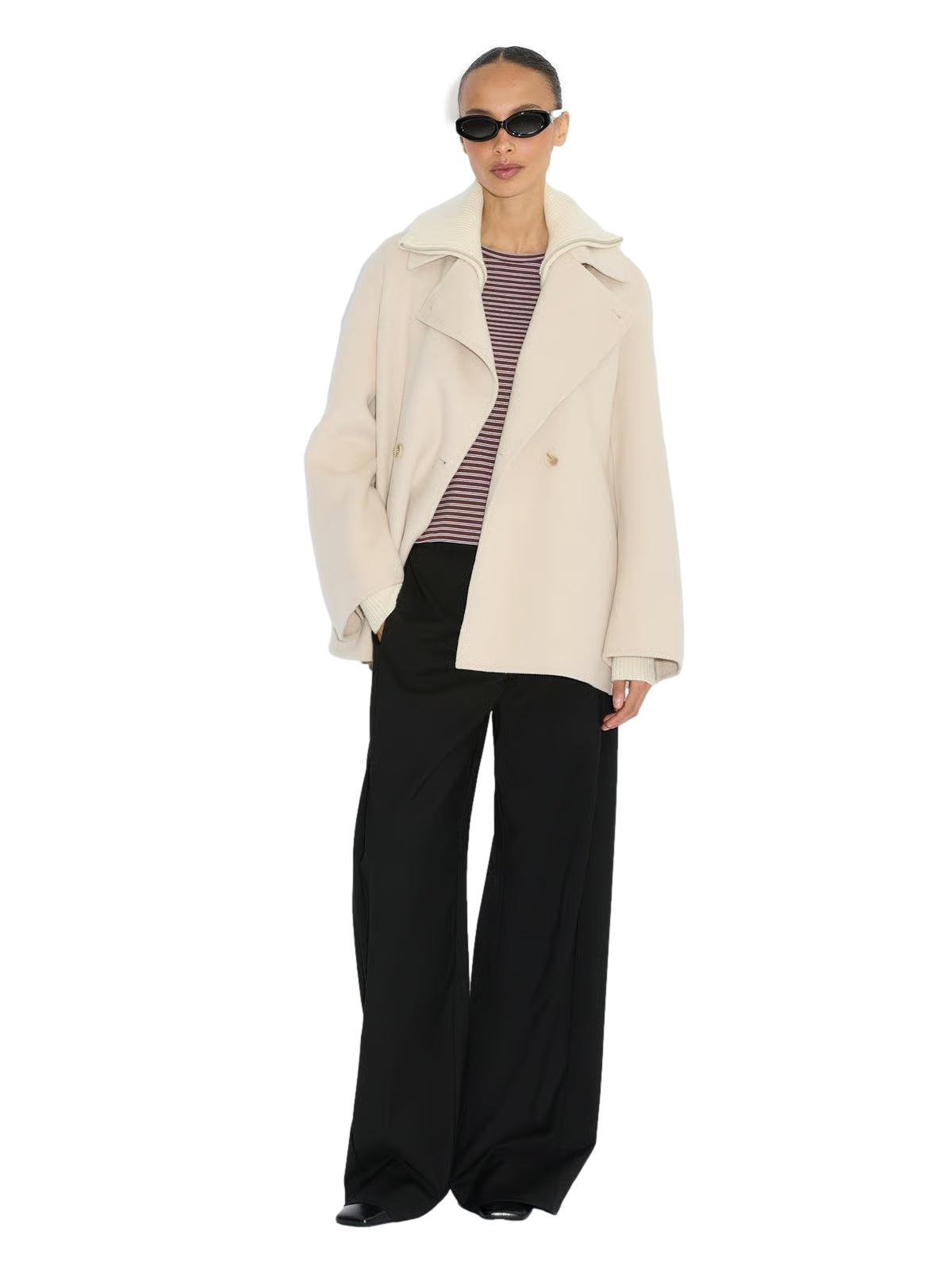 Holzweiler Street Stripe LS Topp Burgunder Striper - modostore.no