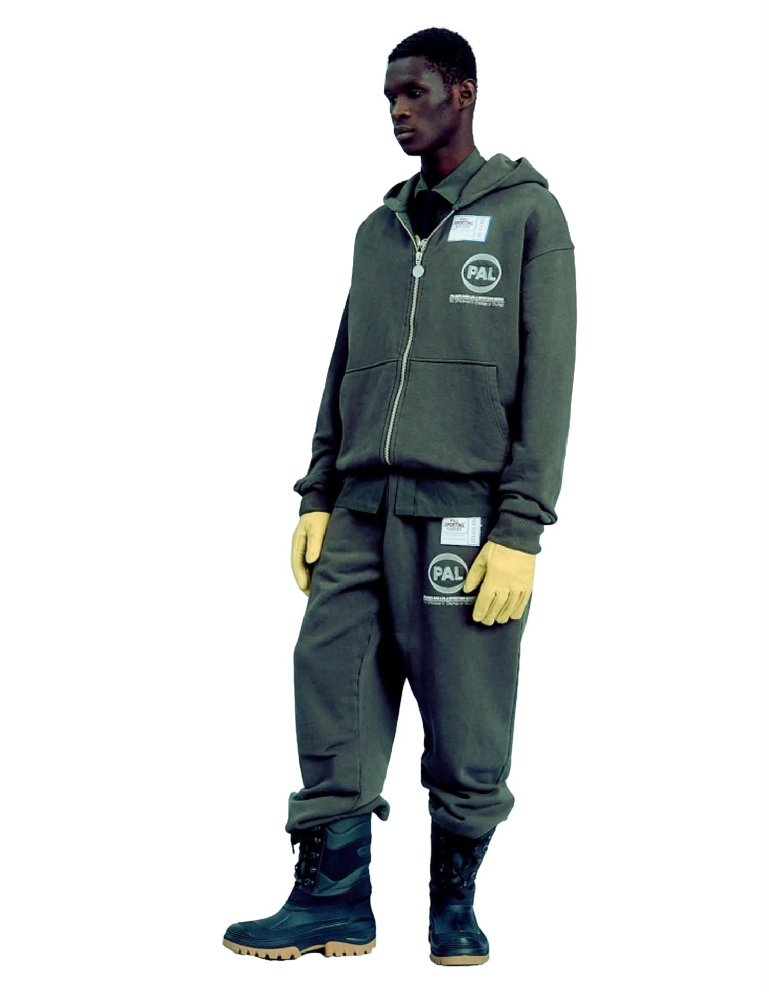 PAL New Pre-Game 25 Full Zip Hoody Hettejakke Mørkegrå - modostore.no