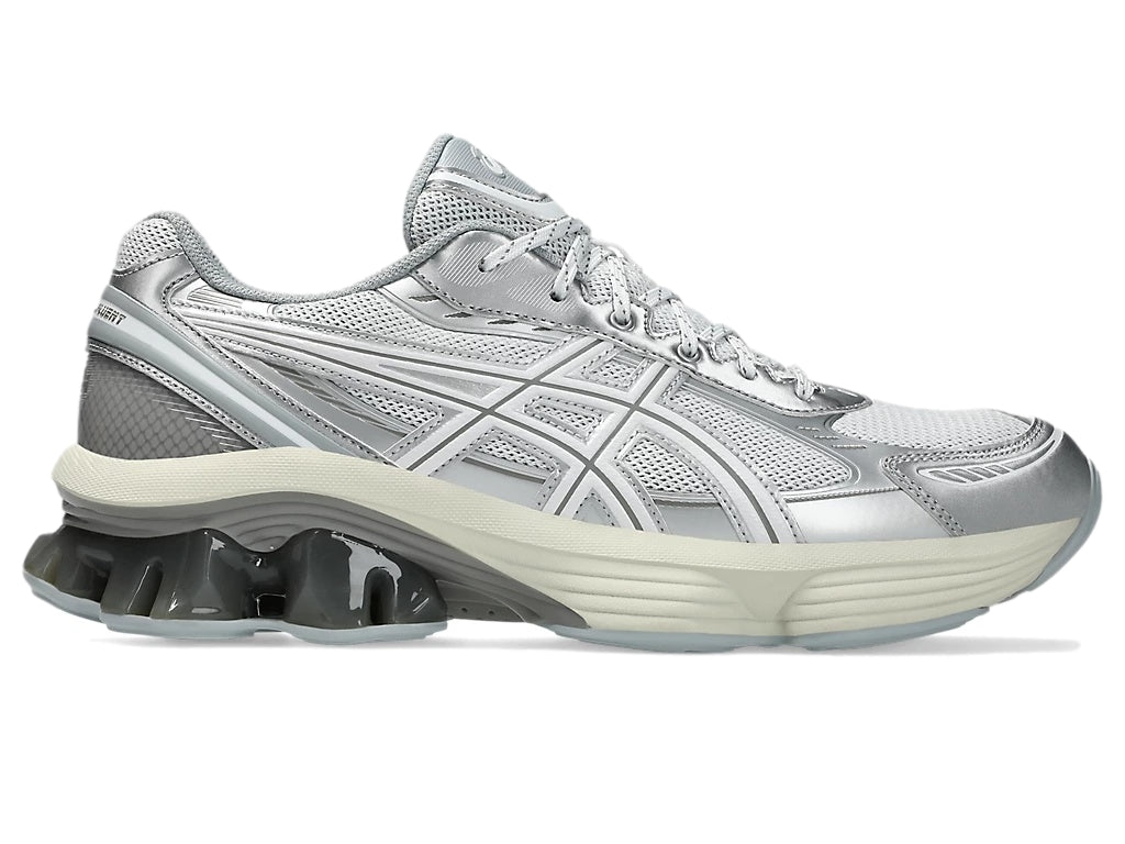 Asics GEL-KINETIC FLUENT WHITE/WHITE Sko Hvit Og Sølv - modostore.no