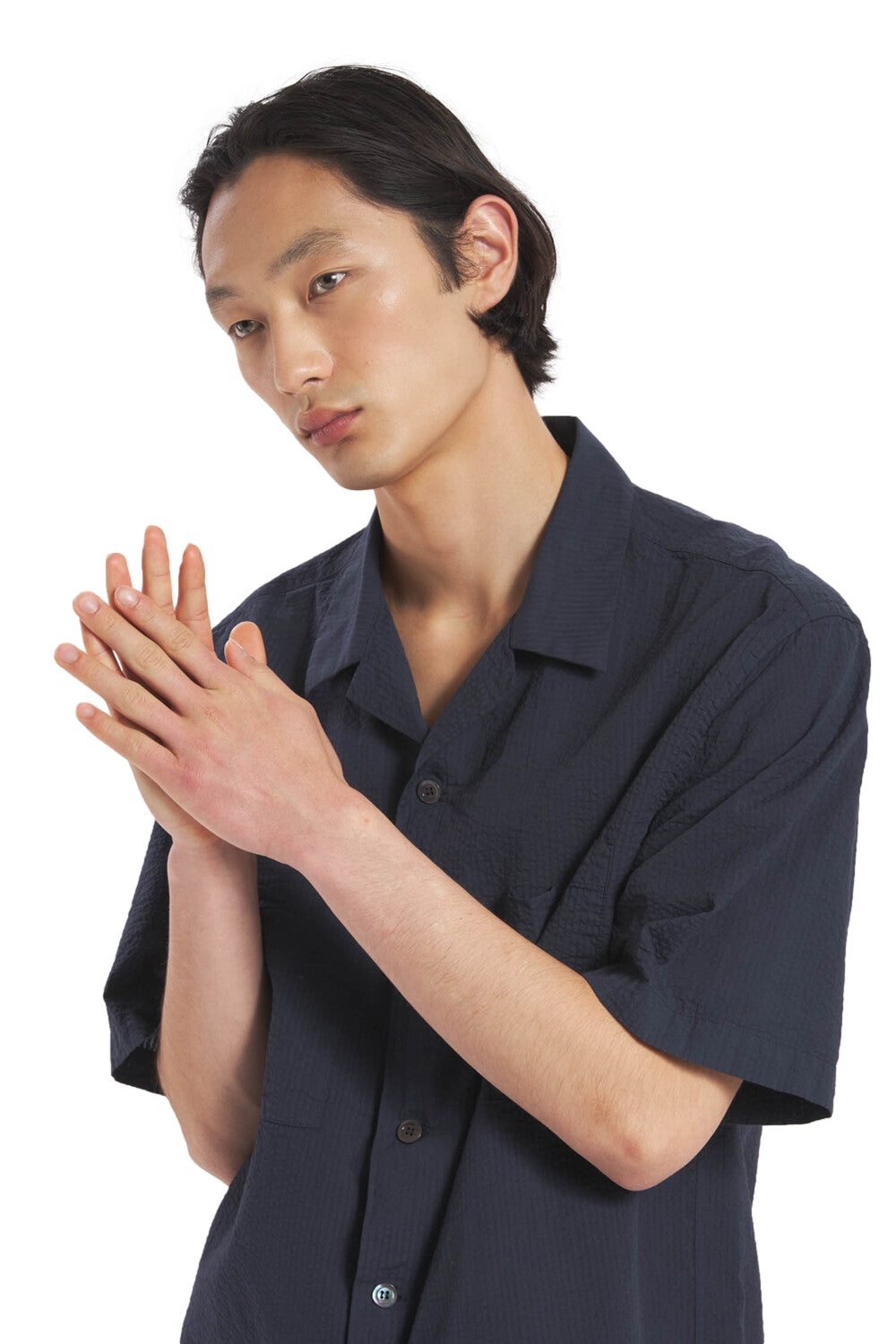 Barena Venezia Camicia Solana Lassa Skjorte Mørkeblå - modostore.no