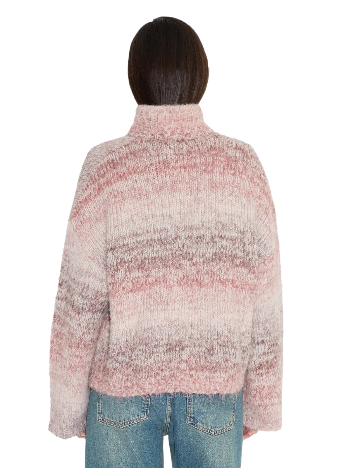 Holzweiler Tine Gradient Cardigan Cardigan Burgunder Mønster