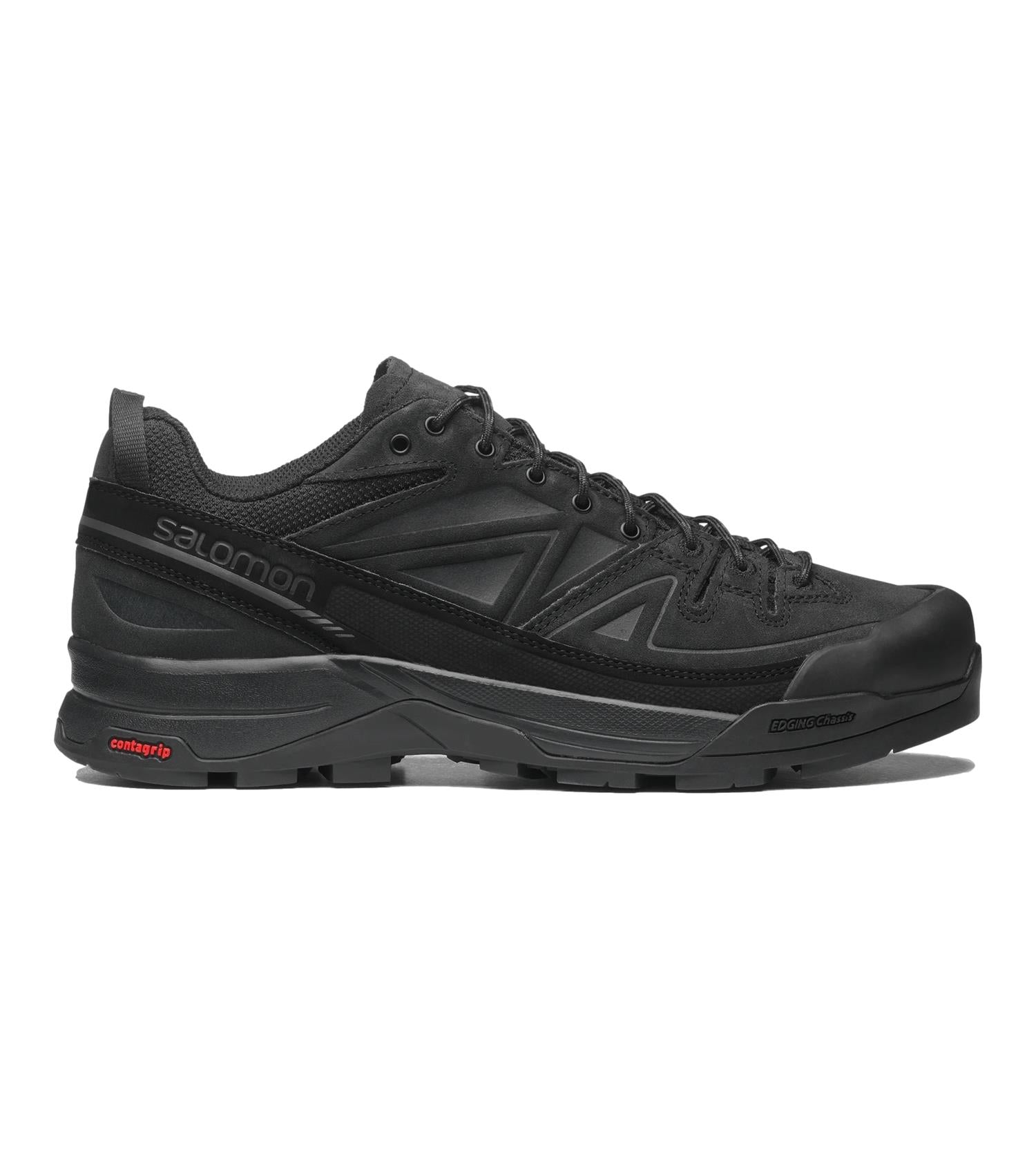 Salomon X-ALP LTR Black/Black/Asphalt Sko Sort