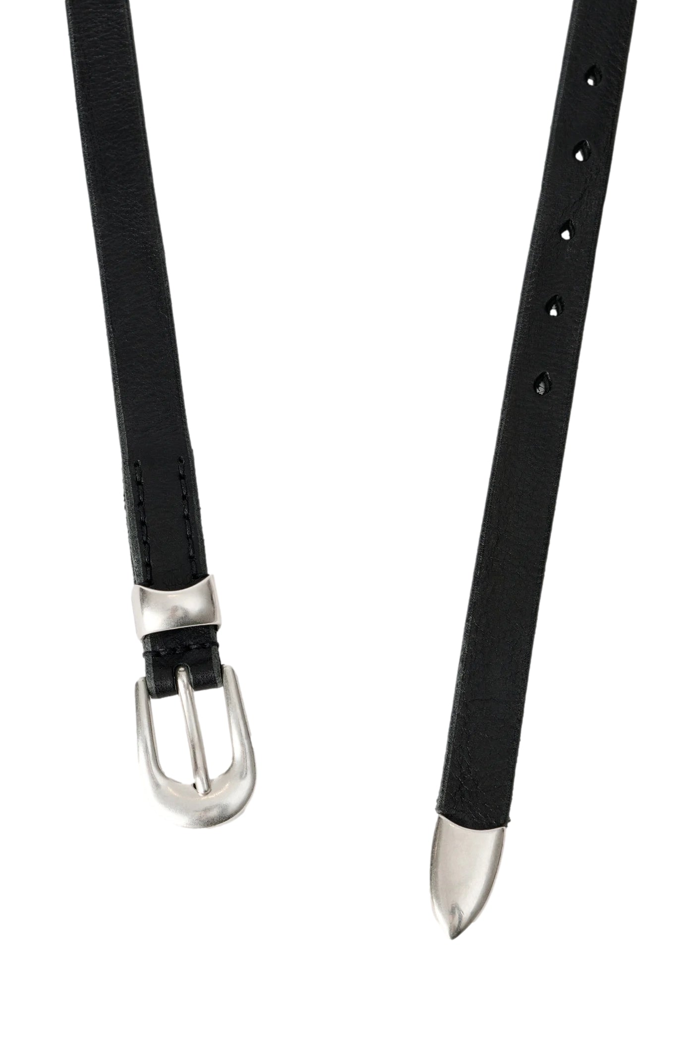 Our Legacy 2 CM Belt Belte Sort