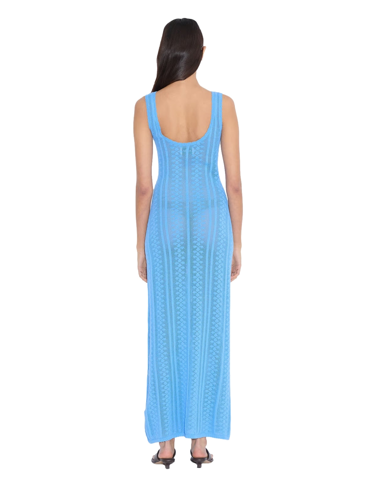 Holzweiler Tine Crochet Dress Kjole Blå - modostore.no