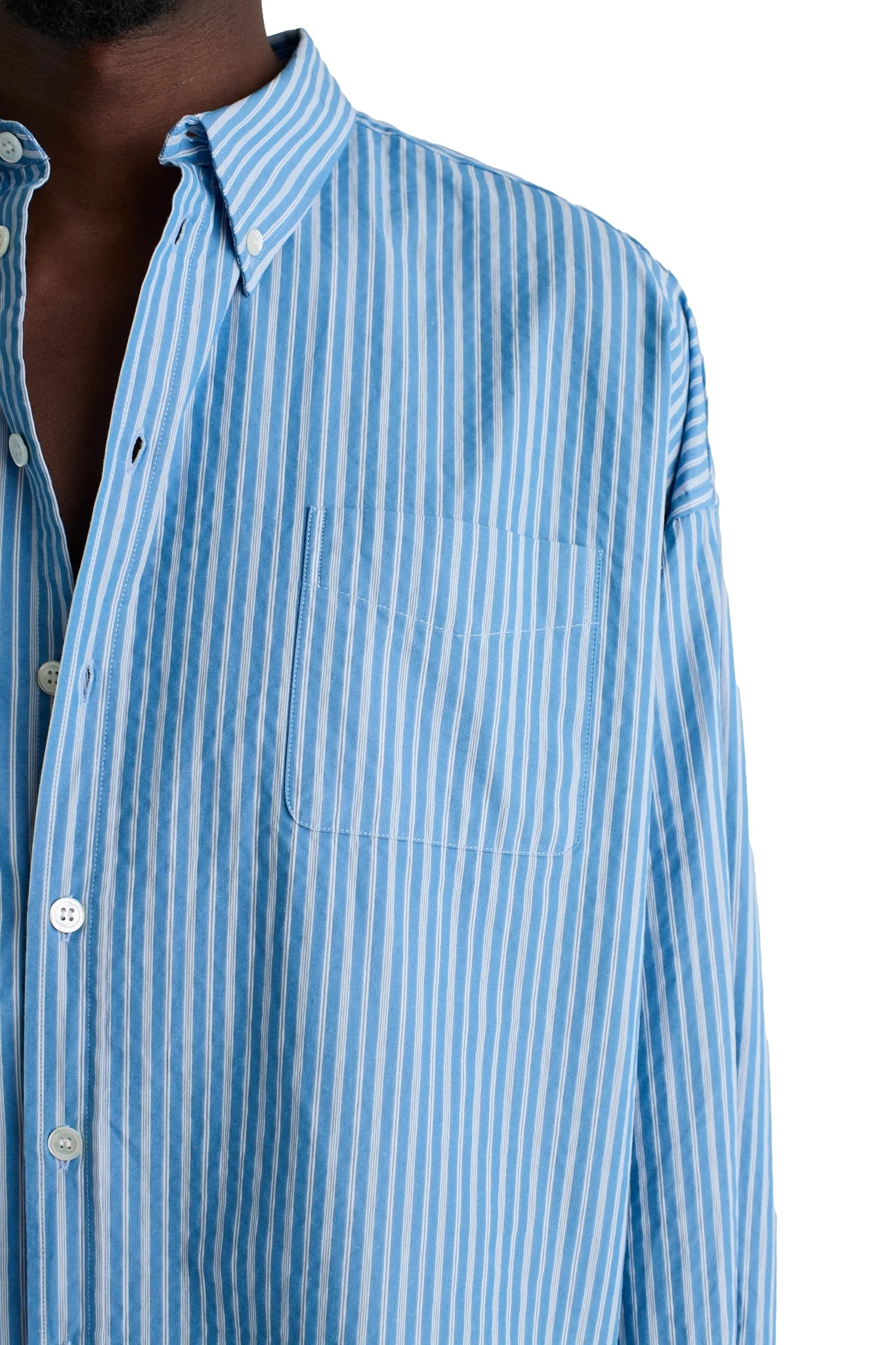 Livid Aiden Skjorte Hvit Og Blå - modostore.no