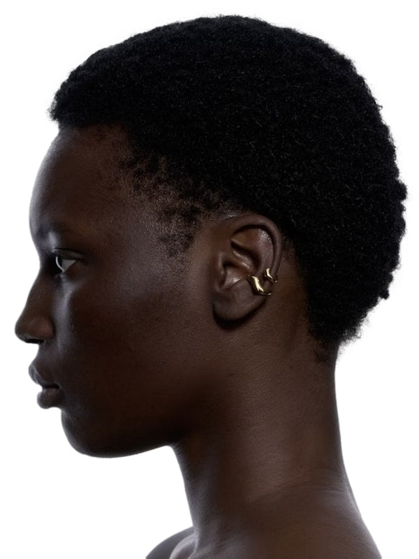 Maria Black Sagene Ear Cuff Øredobber Gull - modostore.no