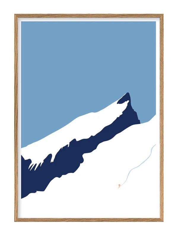 Wallstories Vinterdag på Slogen Print - modostore.no