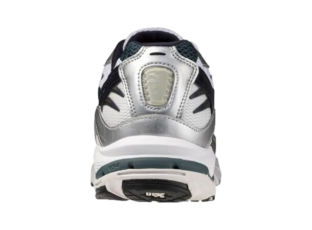 Mizuno Wave Rider 10 Sko Hvit Og Mørkeblå - modostore.no