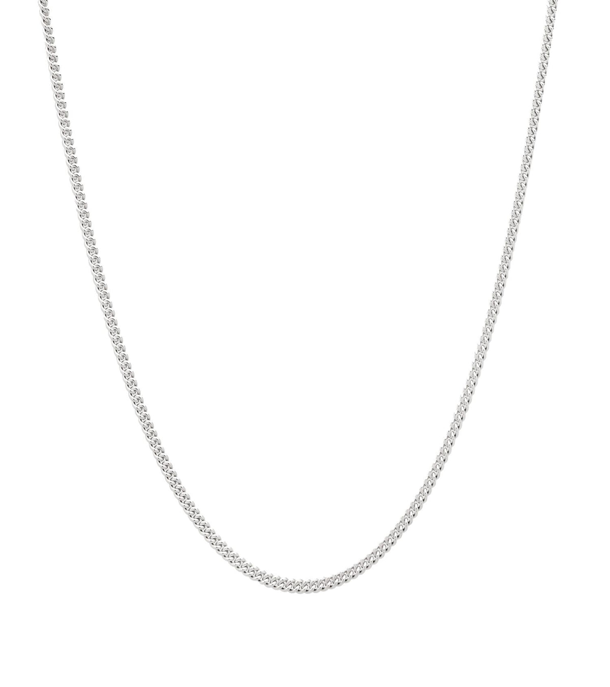 Tom Wood Curb Chain Slim 17inch Smykke Sølv