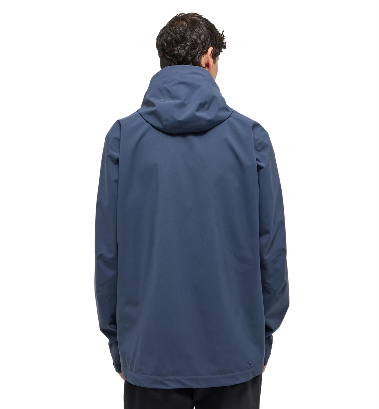 Haglöfs Breeze Proof Jacket Men Jakke Marine - modostore.no