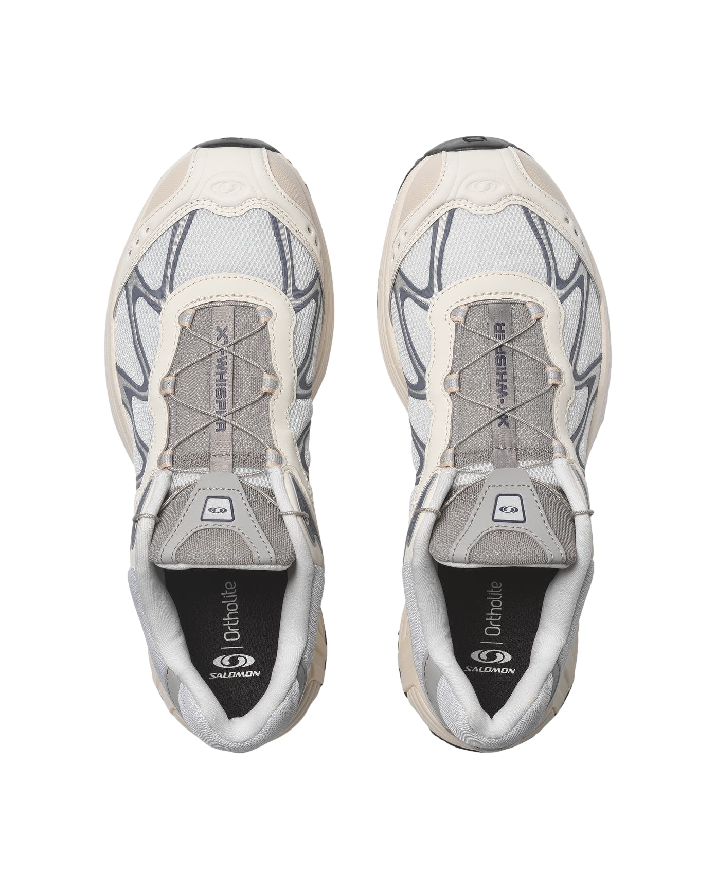 Salomon XT- Whisper Vanilla Ice/White/Grisaille Sko Hvit Og Blå