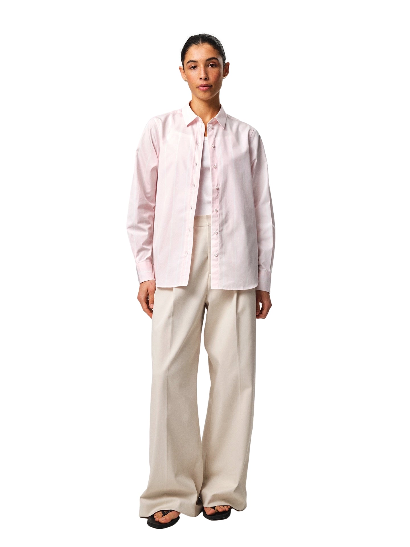 Julie Josephine Sophie Shirt Skjorte Rosa Striper - modostore.no