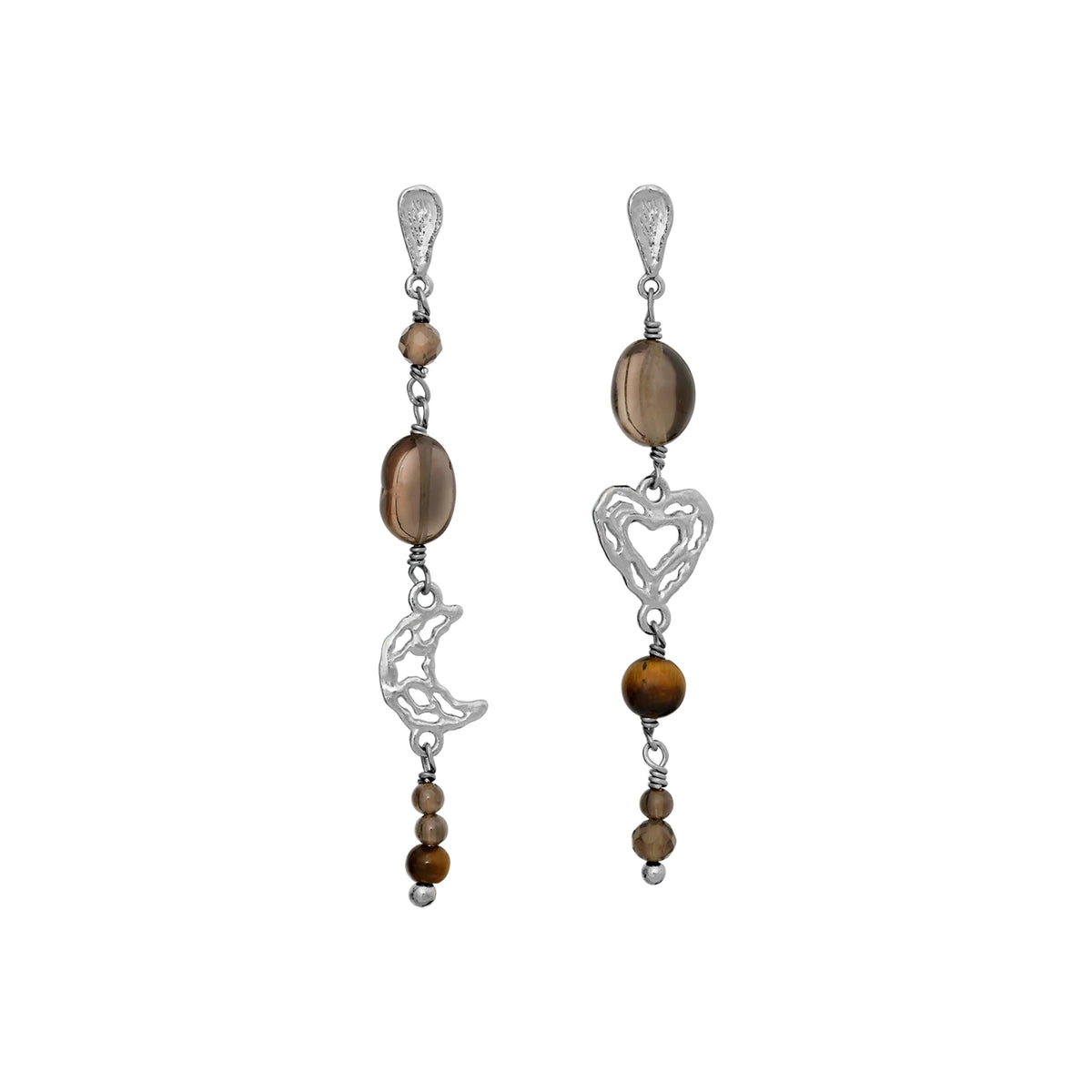 Maanesten Alberte Earrings Øredobber Sølv