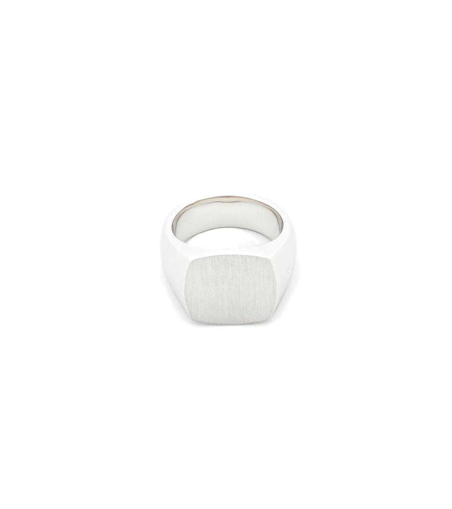 Tom Wood The Cushion Satin Ring Sølv - modostore.no