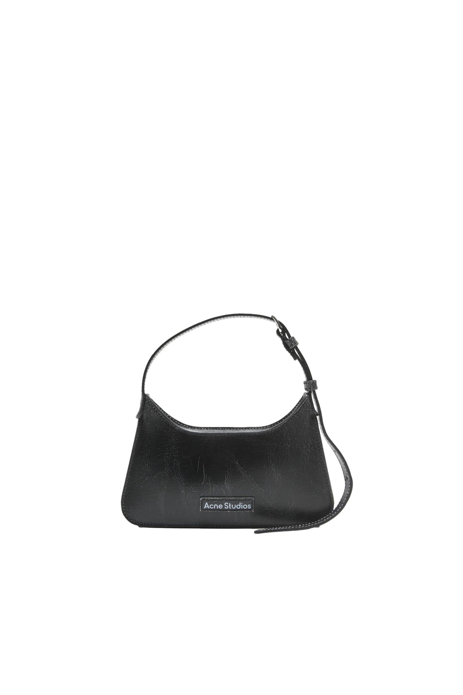 Acne Platt Micro Shoulder Bag Veske Sort - modostore.no