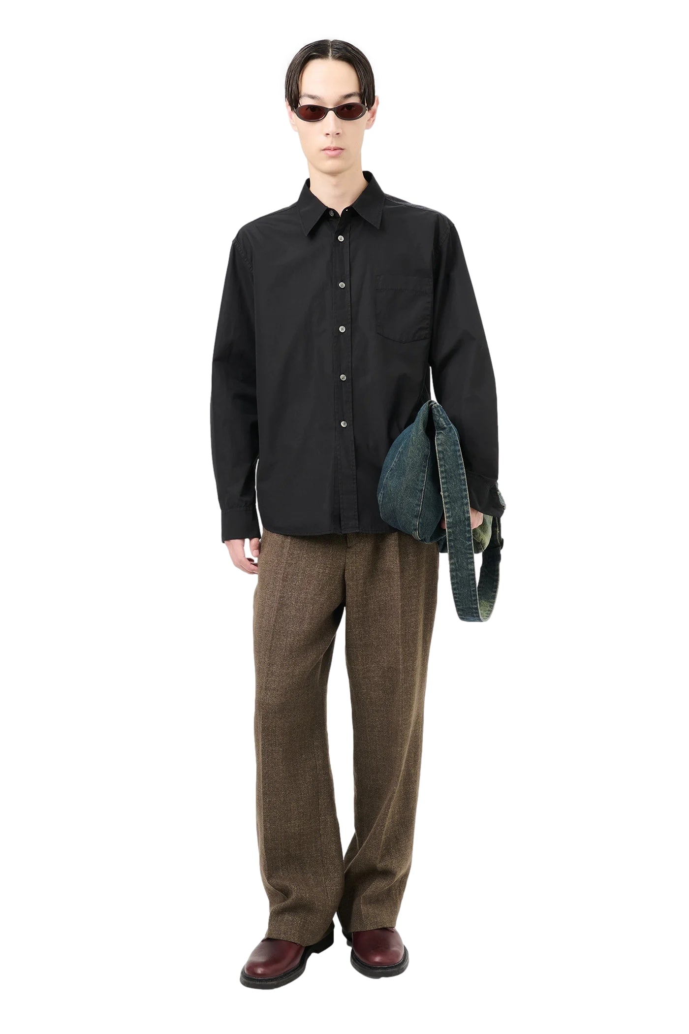 Our Legacy Beyond BD Shirt Skjorte Sort - modostore.no