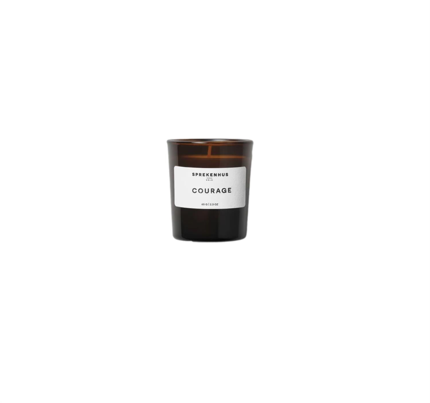 Sprekenhus Scented Candle 65g - Courage Duftlys Hvit