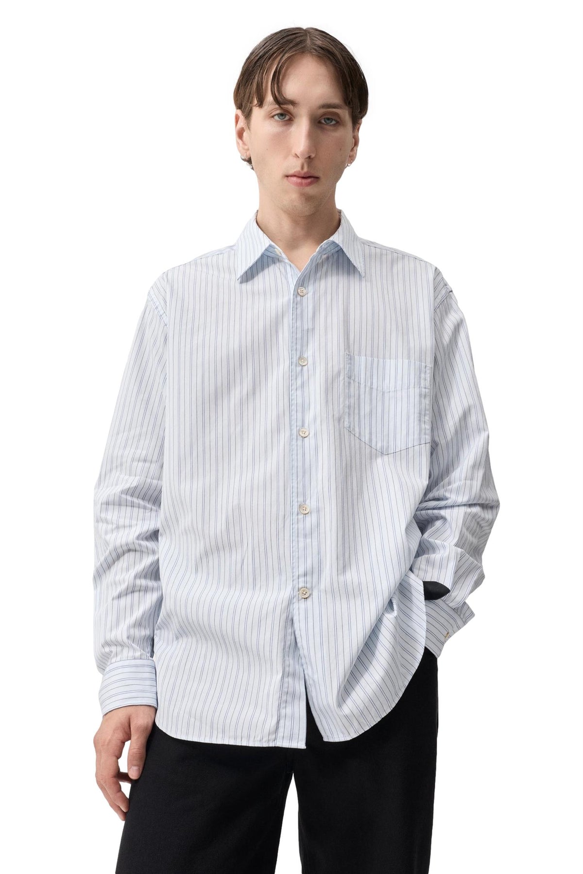 Livid Apt Shirt Skjorte Blå Striper