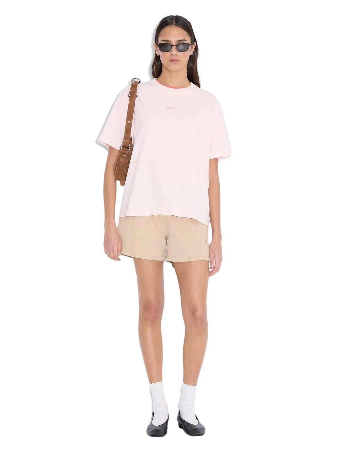 Holzweiler Kjerag National Tee T-shirt Lyserosa - modostore.no